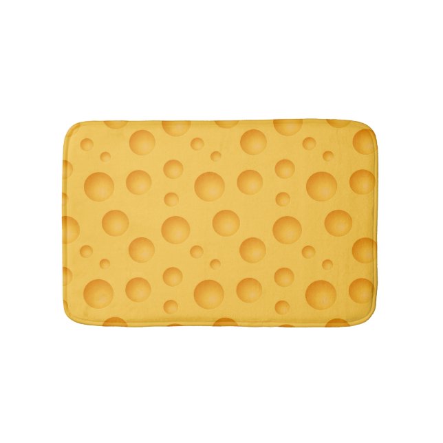 Tapis De Bain Motif jaune de fromage (Devant)