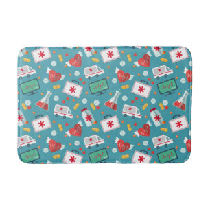 Tapis De Bain Motif Médicale d'icône