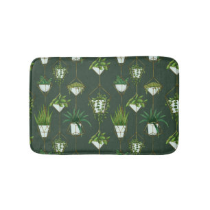 Tapis De Bain Motif ménager à accrochage géométrique