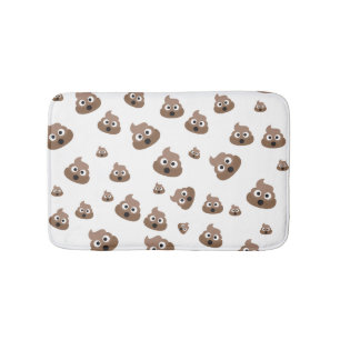 Tapis De Bain Motif mignon d'Emoji de dunette