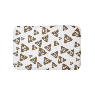Tapis De Bain Motif mignon drôle d'Emoji de dunette