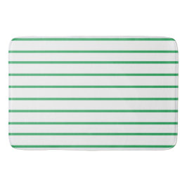 Tapis De Bain Motif mince rayure Vert de mer