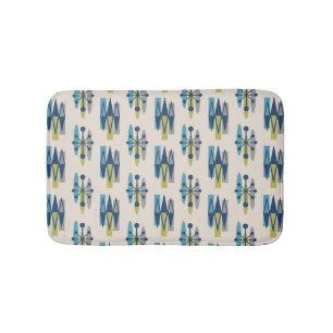 Tapis De Bain Motif moderne du milieu du siècle de l'âge atomiqu