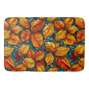 Tapis De Bain Motif mosaïque d'automne