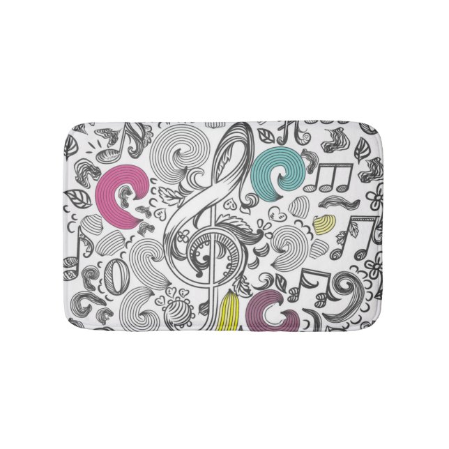 Tapis De Bain Motif musical (Devant)