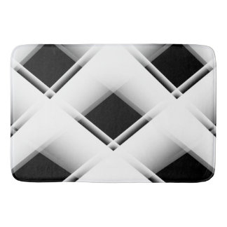 Tapis De Bain Motif noir et blanc
