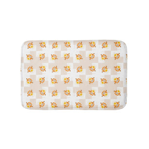 Tapis De Bain Motif orange d'illustration de hibou