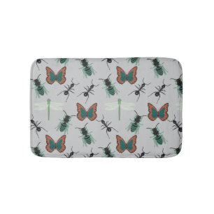 Tapis De Bain Motif papillon coloré