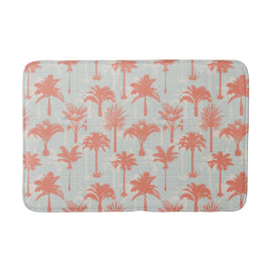 Tapis De Bain Motif Pastel Palm Tree