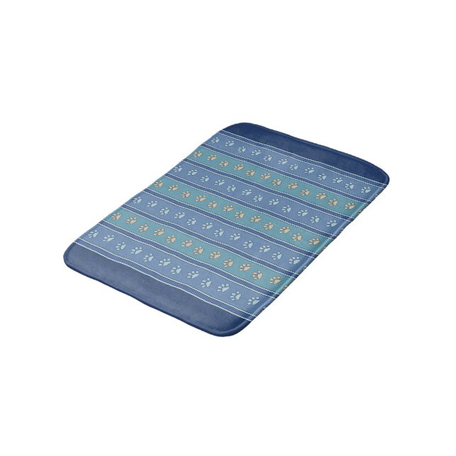 Tapis De Bain Motif Pawprint (Angle)