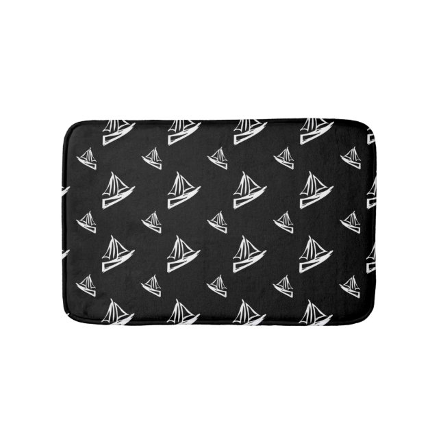 Tapis De Bain Motif peu précis de voilier (Devant)
