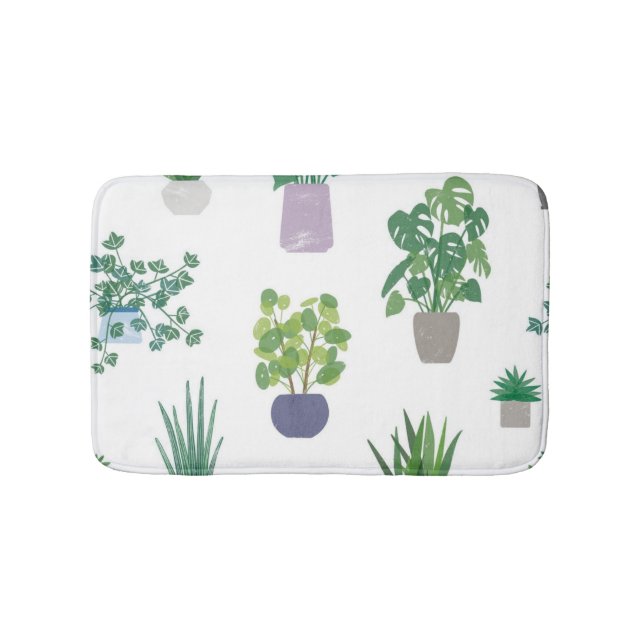 Tapis De Bain motif plante (Devant)