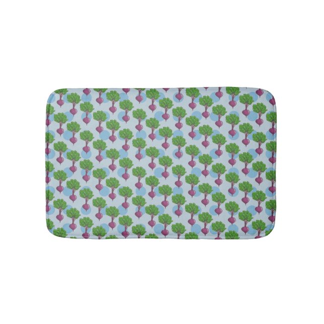 Tapis De Bain Motif plante de betteraves (Devant)