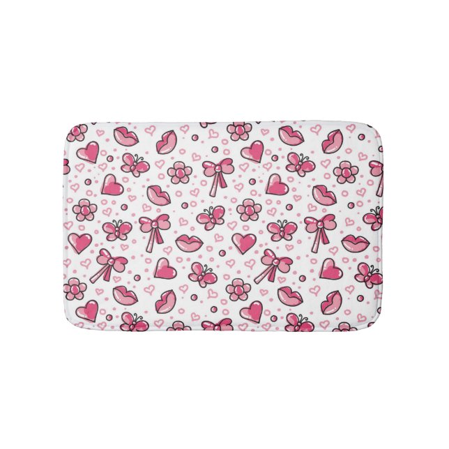 Tapis De Bain motif romantique (Devant)