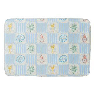 Tapis De Bain motif sans couture de style amalfi