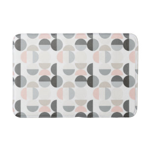 Tapis De Bain Motif scandinave de demi-cercle de style