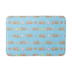 Tapis De Bain Motif somnolent de paresse de temps
