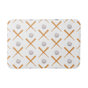 Tapis De Bain Motif sportif de baseball Batup