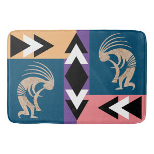 Tapis De Bain Motif Sud-Ouest Kokopellis