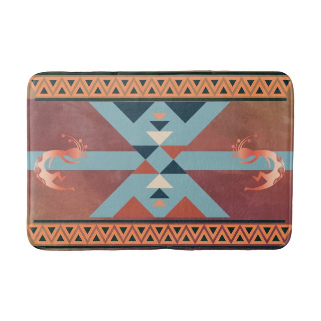Tapis De Bain Motif sud-ouest Kokopellis Mat de bain (Devant)