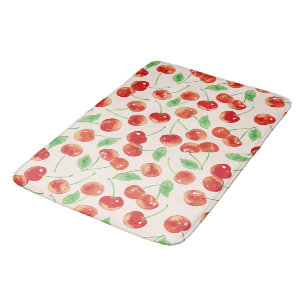 Tapis De Bain Motif Sweet Red Cherry