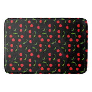 Tapis De Bain Motif Sweet Red Cherry
