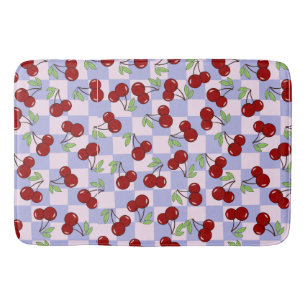 Tapis De Bain Motif Sweet Red Cherry