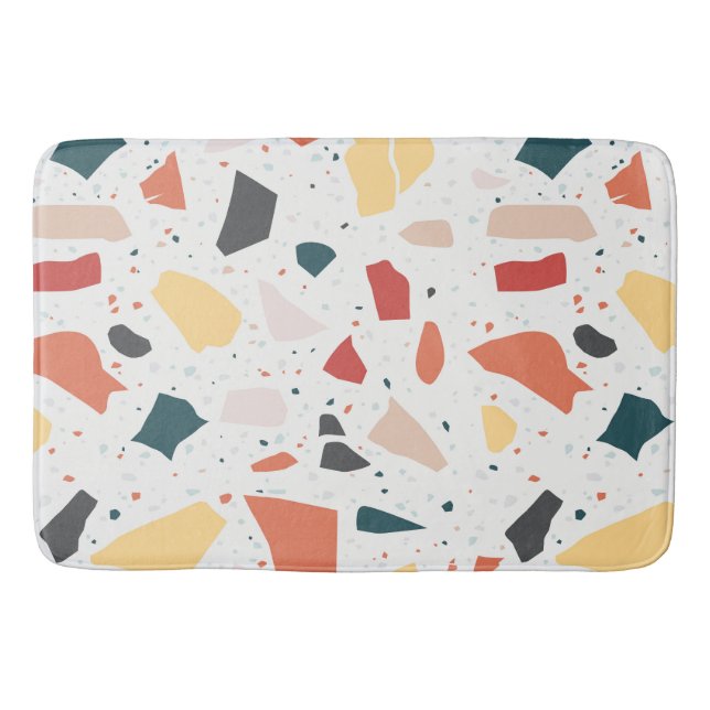 Tapis De Bain Motif Terrazzo (Devant)
