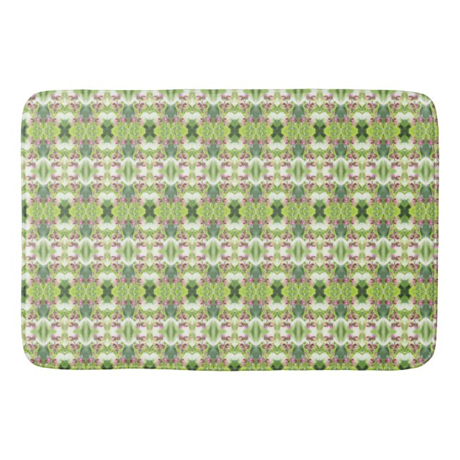 Tapis De Bain Motif vert foncé et clair (Devant)