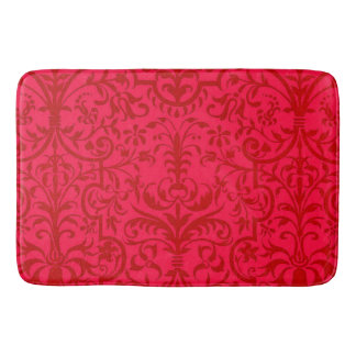 Tapis De Bain Motif victorien rouge