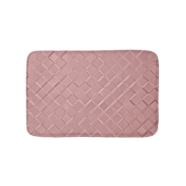 Tapis De Bain Motifs de diamants métalliques (Devant)