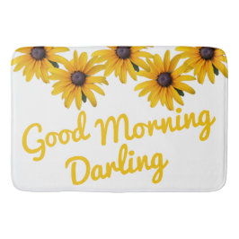 Tapis De Bain Motivation Fleur Jaune Photo Fleur Mat Bain