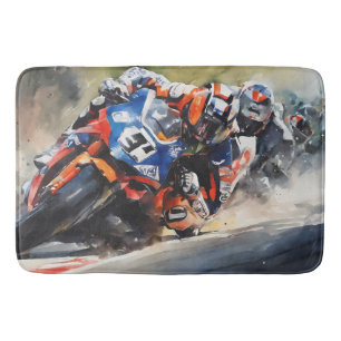 Tapis De Bain Motos, action de liaison à grande vitesse