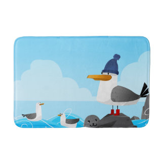 Tapis De Bain Mouette de "Moin Moin"