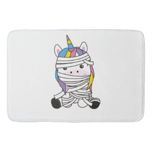 Tapis De Bain Mummycorn Unicorn Mummy Costume d'Halloween