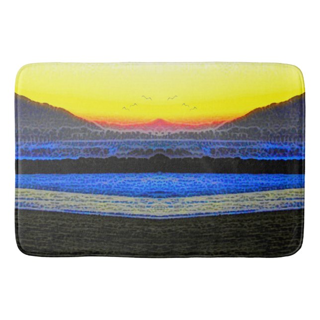 Tapis De Bain Mystic Sunset Double Vision (Devant)