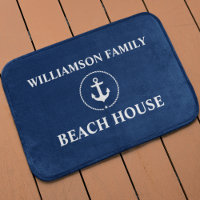 Nautical Beach House Nom de famille Ancre Marine B