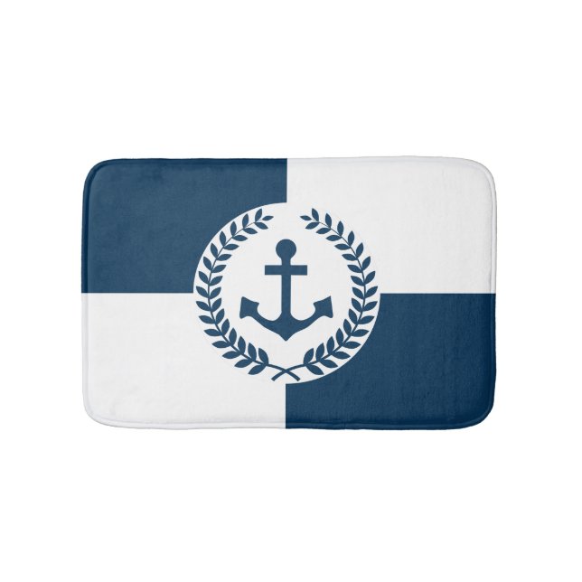 Tapis De Bain Nautical themed design (Devant)