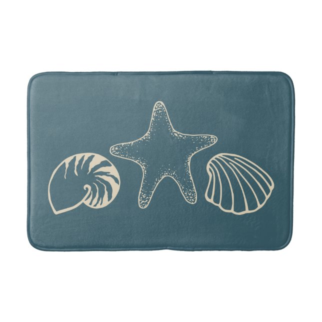 Tapis de bain nautique cadeau de tapis de salle de (Devant)