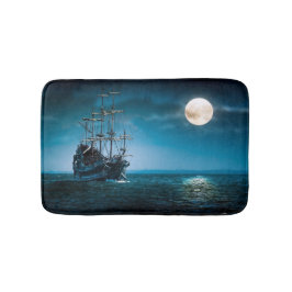 Tapis De Bain Navire en lumière lune