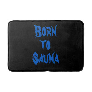 Tapis De Bain Né dans le sauna Sauna Sauna Salon de bain finlan