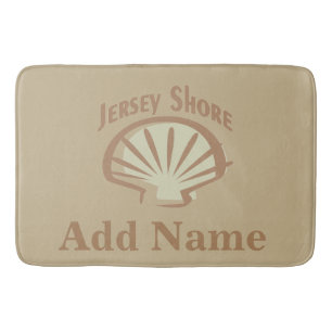 Tapis De Bain New Jersey Shore, ajouter du texte