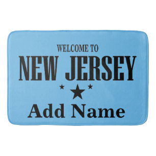 Tapis De Bain New Jersey Shore, ajouter du texte