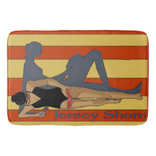 Tapis De Bain New Jersey Shore, ajouter du texte