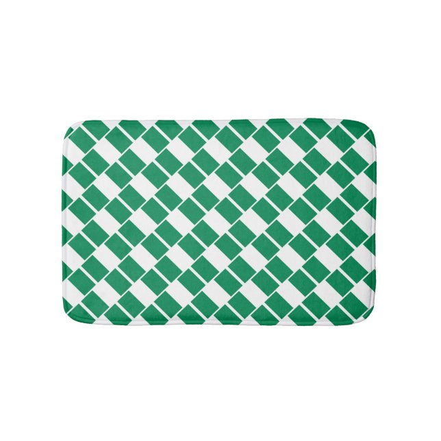 Tapis De Bain NIGERIA FLAG Patriotique nigérian (Devant)