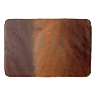 Tapis De Bain noble brun/orange foncé