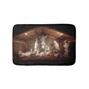 Tapis De Bain Noël Avent Jésus Nativité Manger Scène