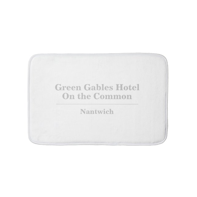 Tapis De Bain Nom de l'hôtel ou de l'hébergement (Devant)