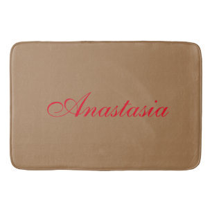 Tapis De Bain Nom d'écriture professionnelle classique personnal