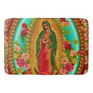 Tapis De Bain Notre Dame Guadalupe-Mexique Sainte Vierge Marie